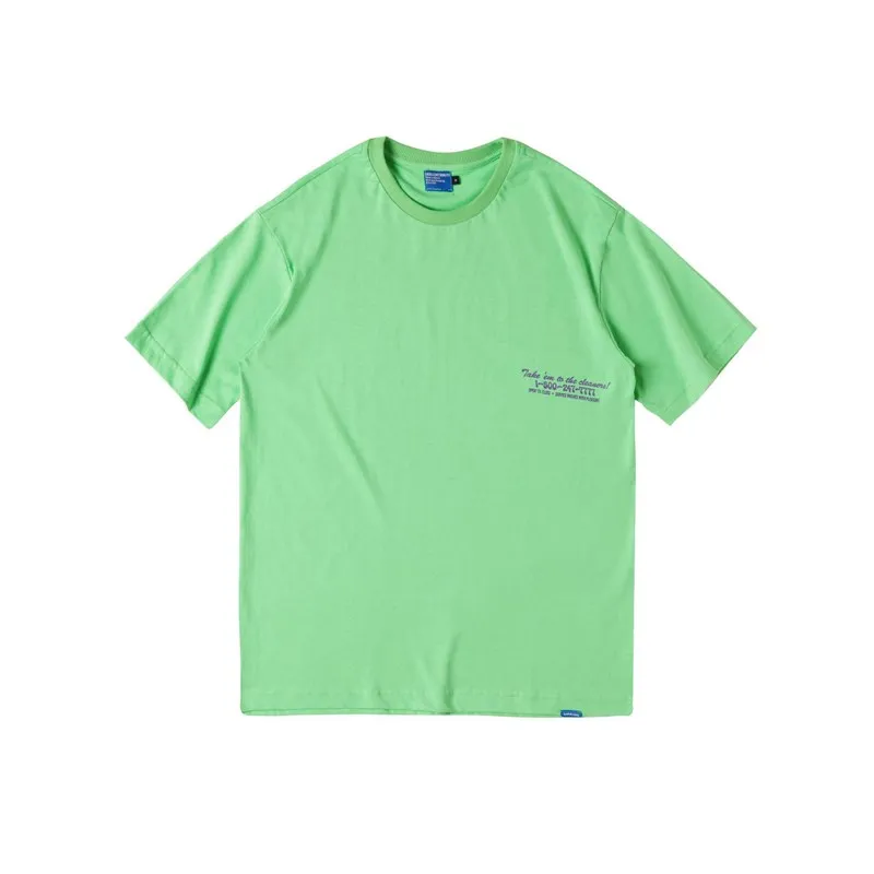 

Women Summer Green Cotton Short Sleeve T-shirts New O-Neck Female Cartoon Letter Print Harajuku Oversize Tops Casual Tees ML2