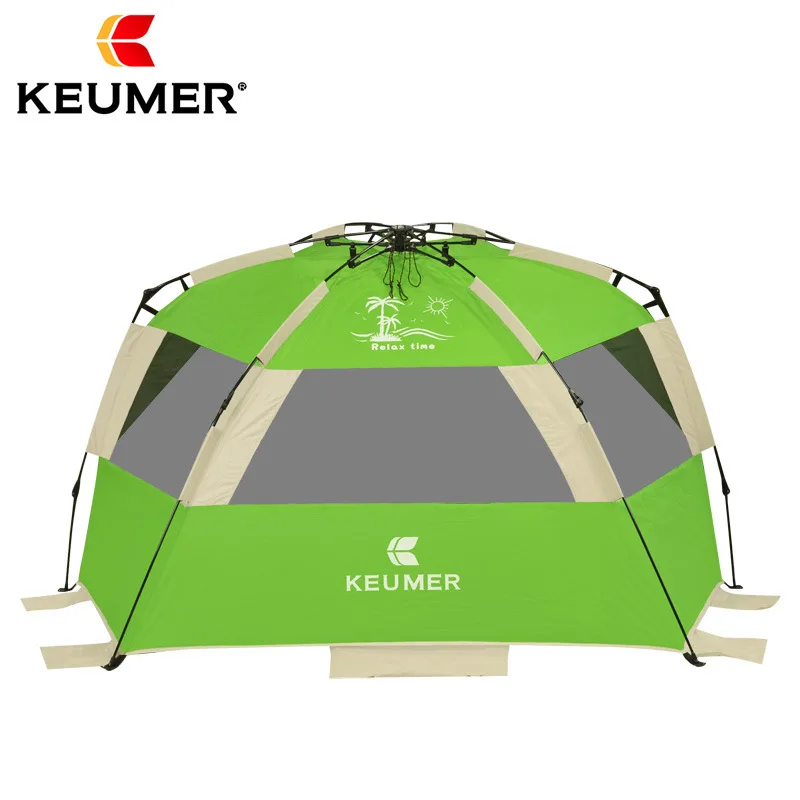 Наружная походная палатка большого пространства Водонепроницаемая дышащая 4х