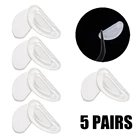 5 пар мягких силиконовых носоупоров, противоскользящие носоупоры, подходящие для очков, солнцезащитных очков, многоцелевой аксессуар для очков