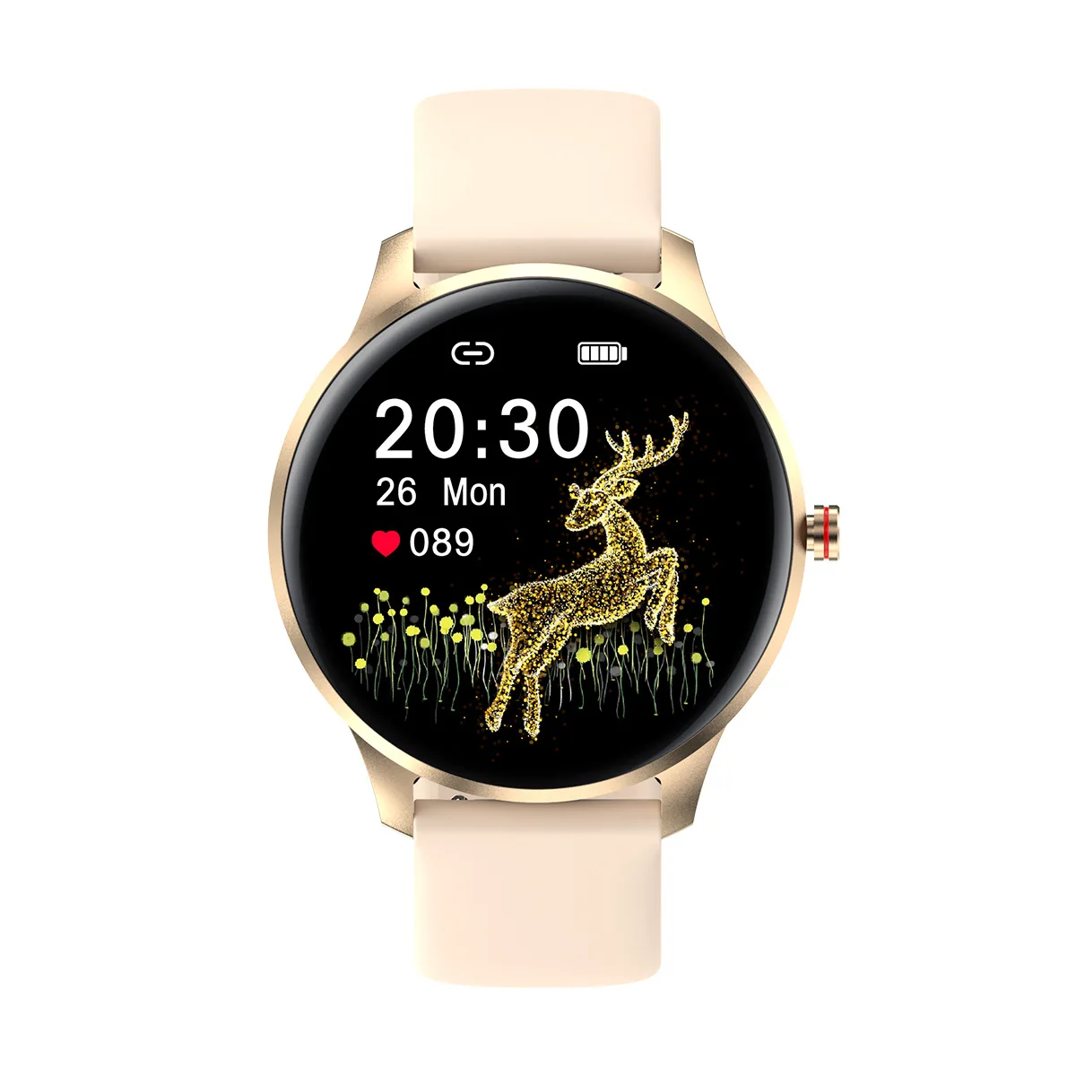 

Original Yufeng Lw29 Watch Color Ultra Thin Bluetooth Connection Round Smart Watch Information Push Very Simple Heart Rate