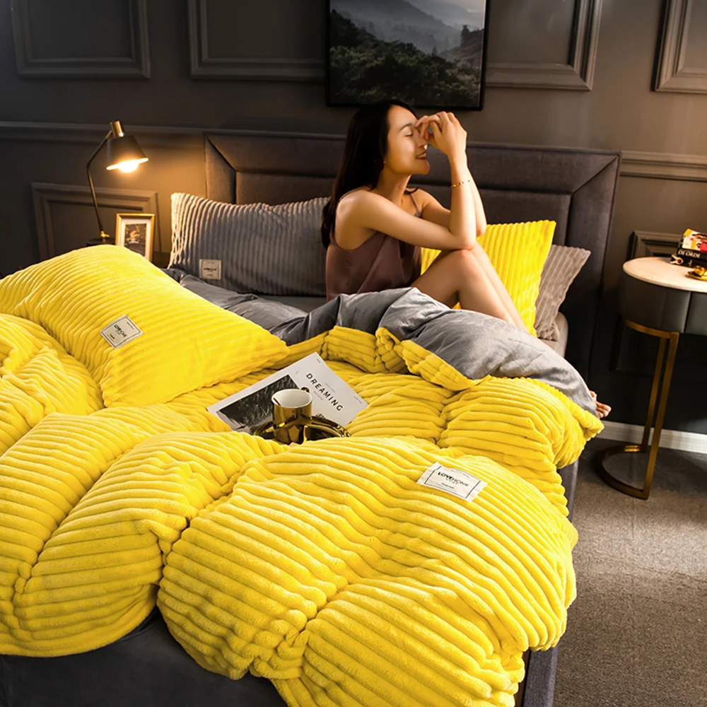 Новинка 2020 зимнее мягкое теплое однотонное одеяло из кораллового бархата