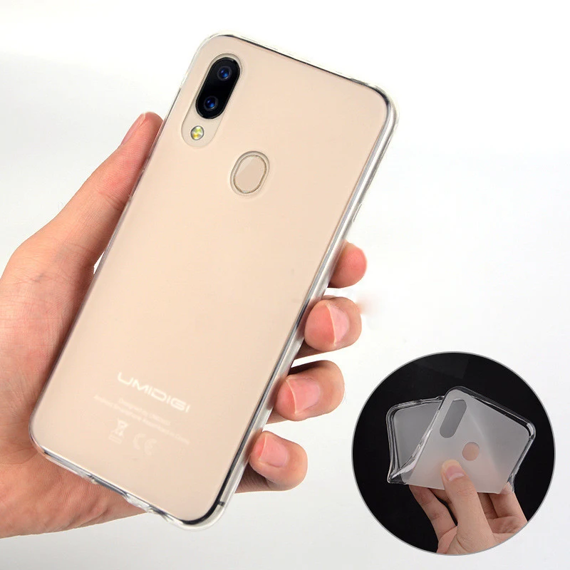 ALLOPUT Soft Silicone TPU Glass+Case For UMIDIGI A5 Pro F1 Play Case Shockproof 360° Full Cover Protective Cases |