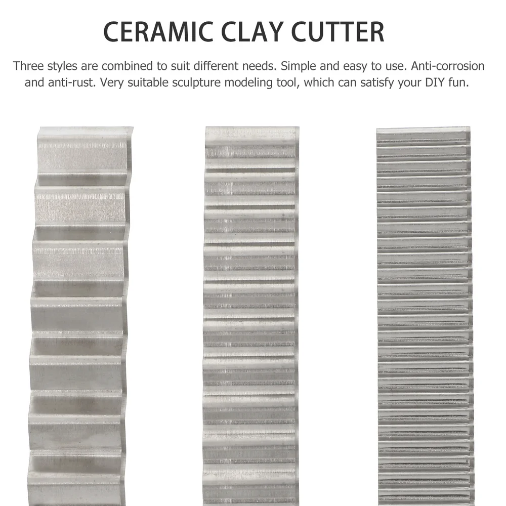 3Pcs Polymer Clay Cutters with Storage Box for Shaping Sculpting Modelling |