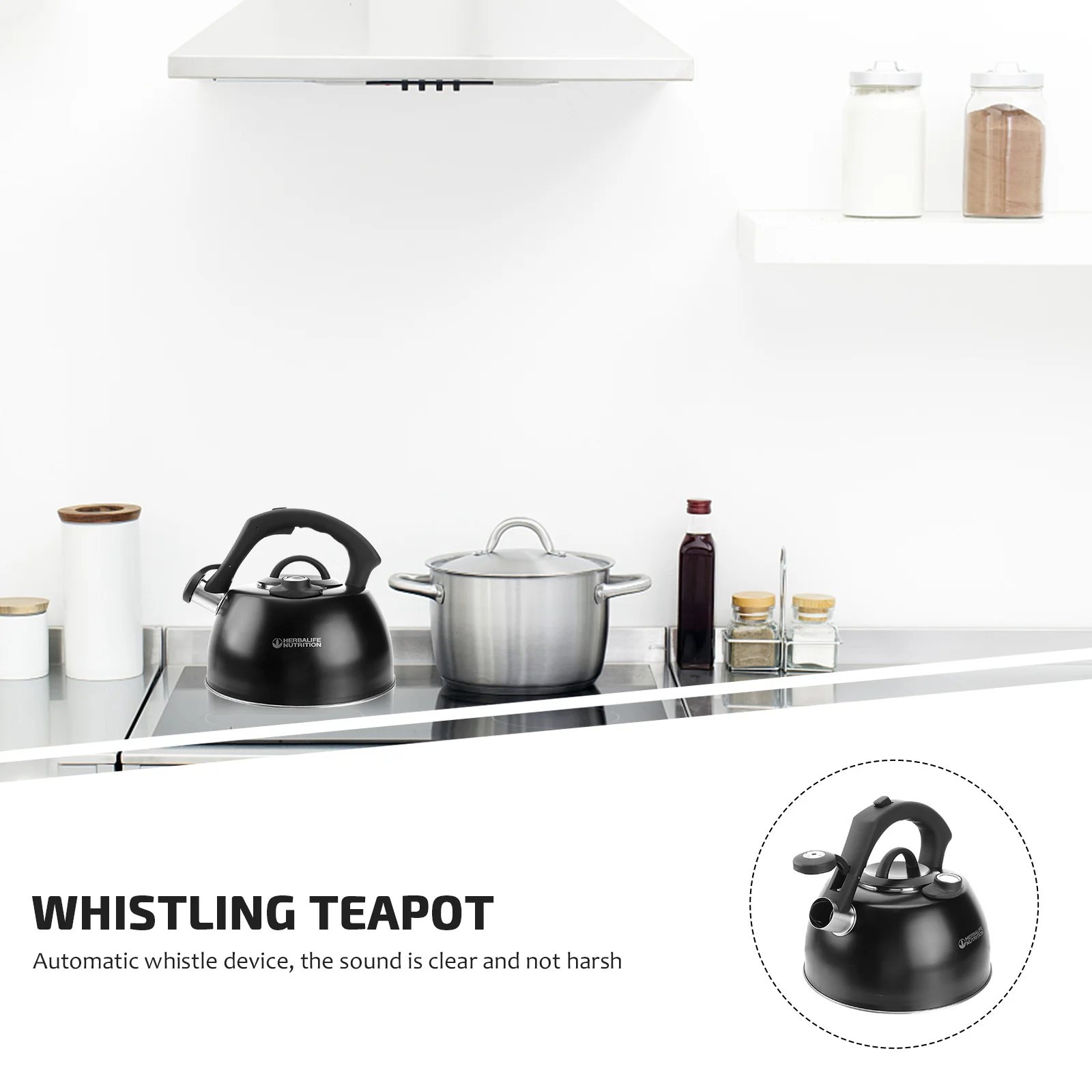 Профессиональный чайный чайник со свистком и термометром | Дом сад