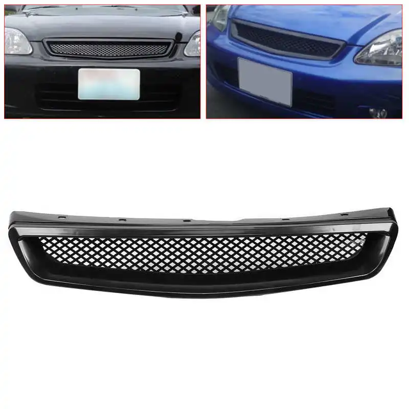 

Передняя решетка гриля капота для EK JDM Тип R стиль подходит для Honda Civic EK JDM Type-R Стиль 1999 2000