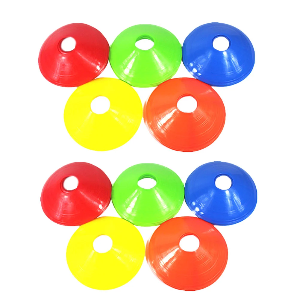

10 Pcs Practical Football Training Sign Dish Football Training Marker Obstacles