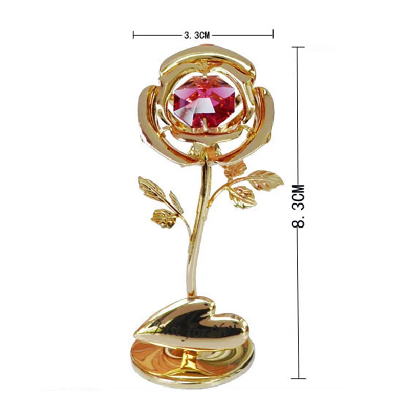 

New Hot Christmas Valentine's Day Gift Creatives Plating 24K Gold Leaf Rose Gift USJ99