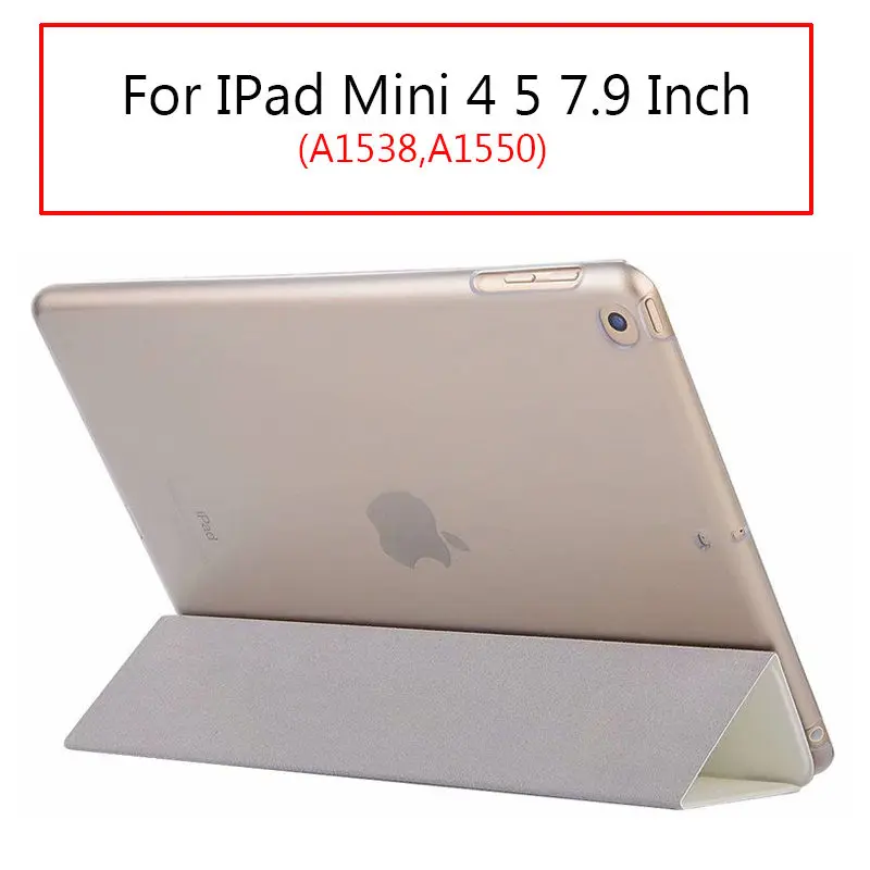 Mini 4 5 White Ультратонкий чехол для IPad Mini 1/2/3 чехол из искусственной кожи чехол-подставка эластичная кожа геометрический флип-чехол для Apple IPad Mini 2 3 Чехол - Цвет: Mini 4 5 White