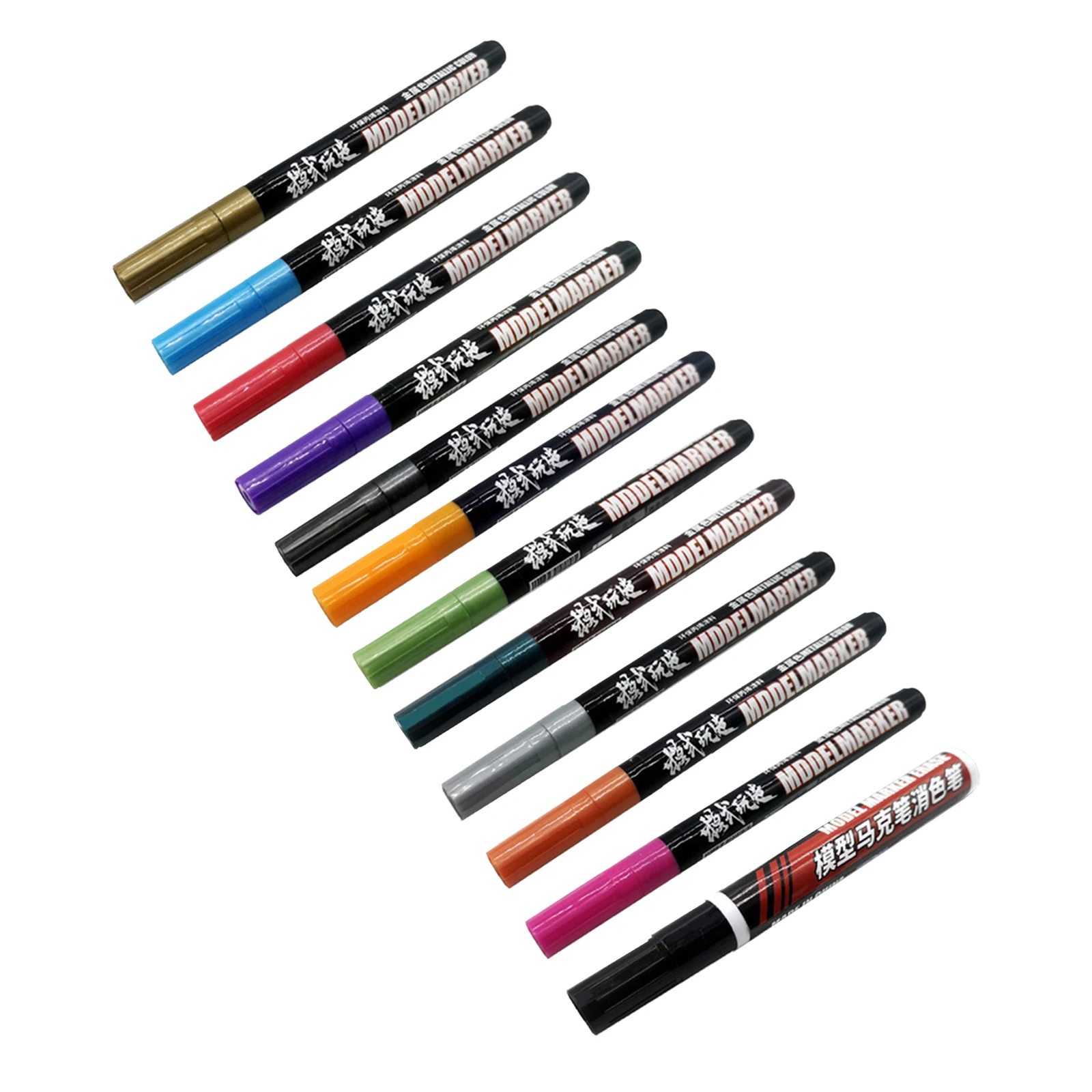 

11 Color Marker Pens for All Kinds of Artistic Painting Marks Thin Head Design Painting Card Making Underlining