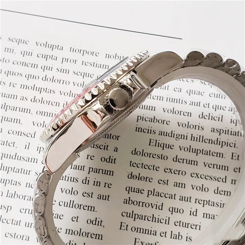 

GMT Men's Mechanical Watch Stainless Bracelet Calendar Business Luxury Mechanical Movement Formal Men's Watch AAA