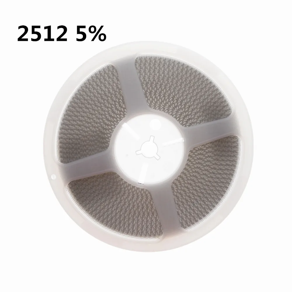 4000 шт./лот 2512 5% SMD резистор 0.01R 0.091R 0.1R 0.91R 0R 1R 10M Резистор в катушке чип фиксированный