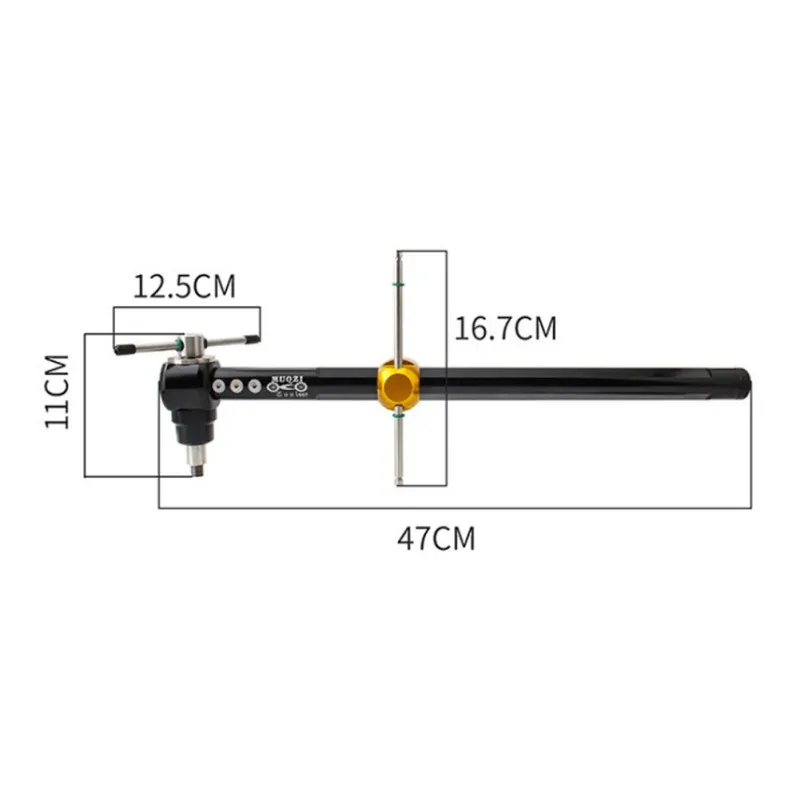 

New Style Road Bicycle Bike Hanger Alignment Gauge Alignment Ranging Tools For Mtb Foldable Fixed Gear Bike Within 14-29 Inches