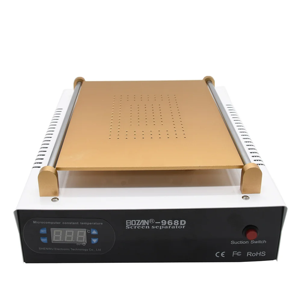 mobile phone screen repair screen separation 800w built in vacuum pump bozan 968zd lcd screen within 14 inches vacuum separator free global shipping