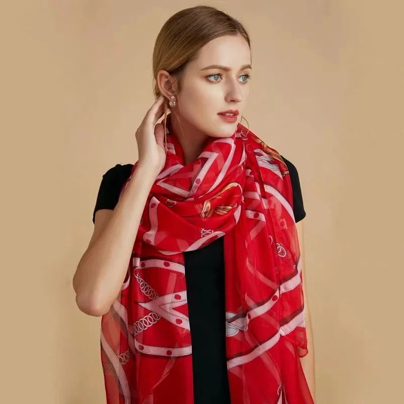 Роскошный брендовый летний женский парео пляжный шарф женские шали для защиты от