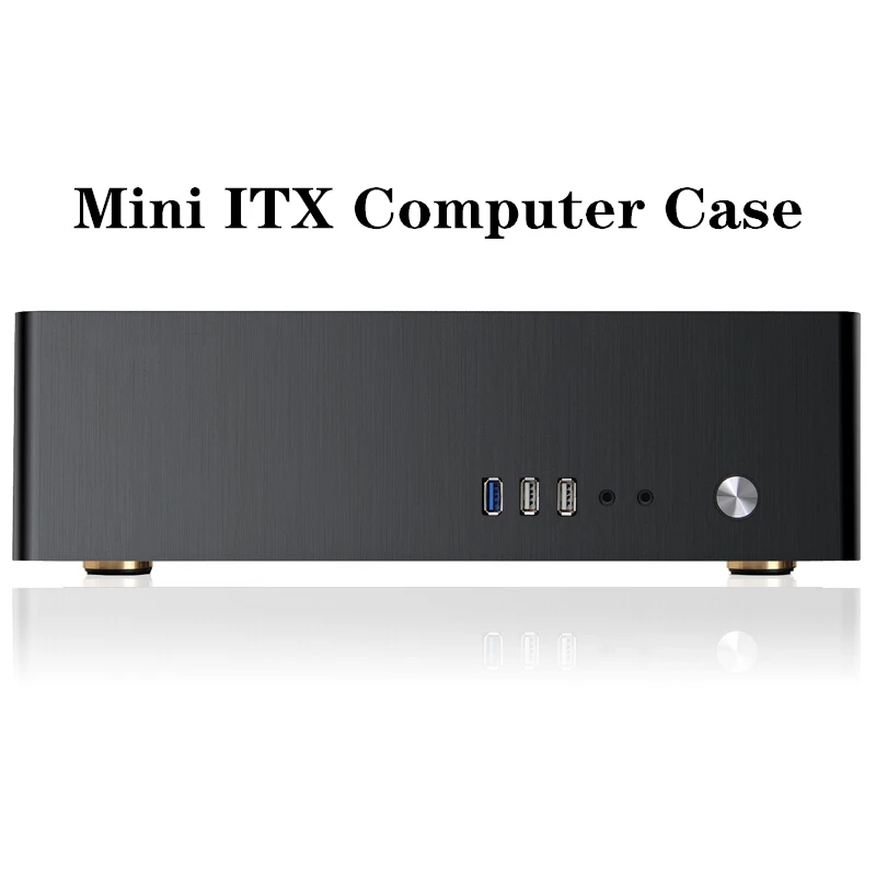 2 0 USB чехол для компьютера мини офисный HTPC ITX настольный компьютер игровой 1U