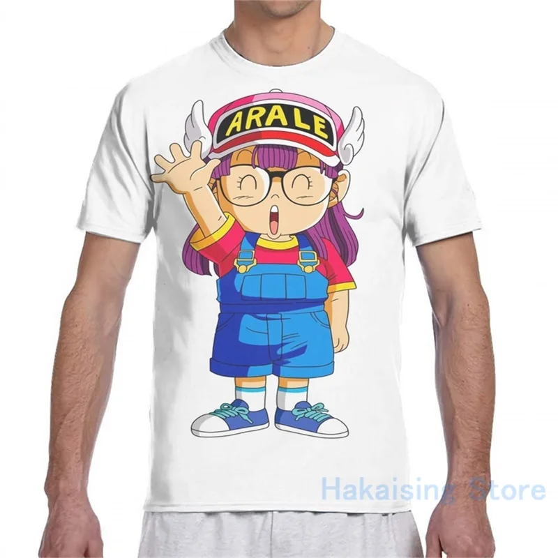 Arale Norimaki Дизайнерская мужская футболка для женщин с принтом модная девочек топы