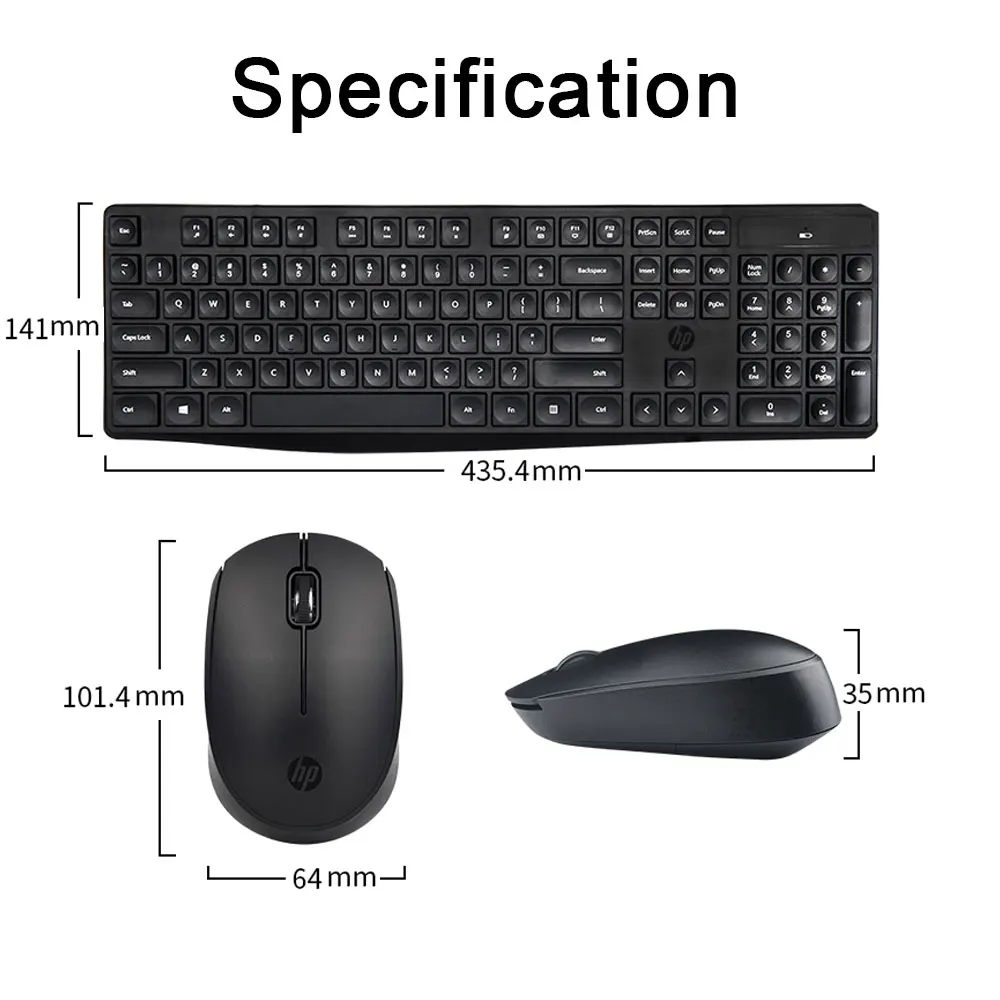 Клавиатура и мышь HP CS10 беспроводные 2 4 ГГц|Комплекты плюс клавиатура| |