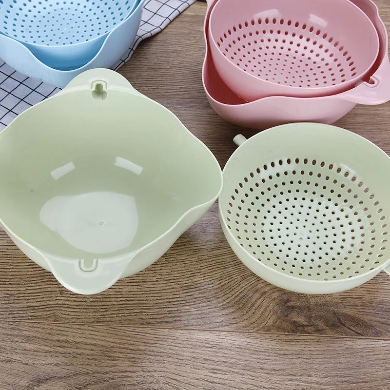 Бытовая двойная пластиковая дренажная корзина ленивый поднос для конфет Фрукты