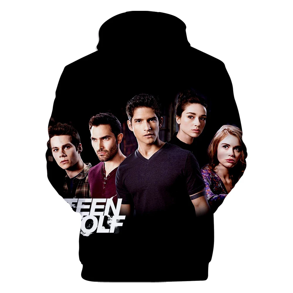 США ТВ серии Teen Wolf 3D толстовки мужчины/женщины новое поступление белый Уличная пара пальто Высококачественная Толстовка Толстовки