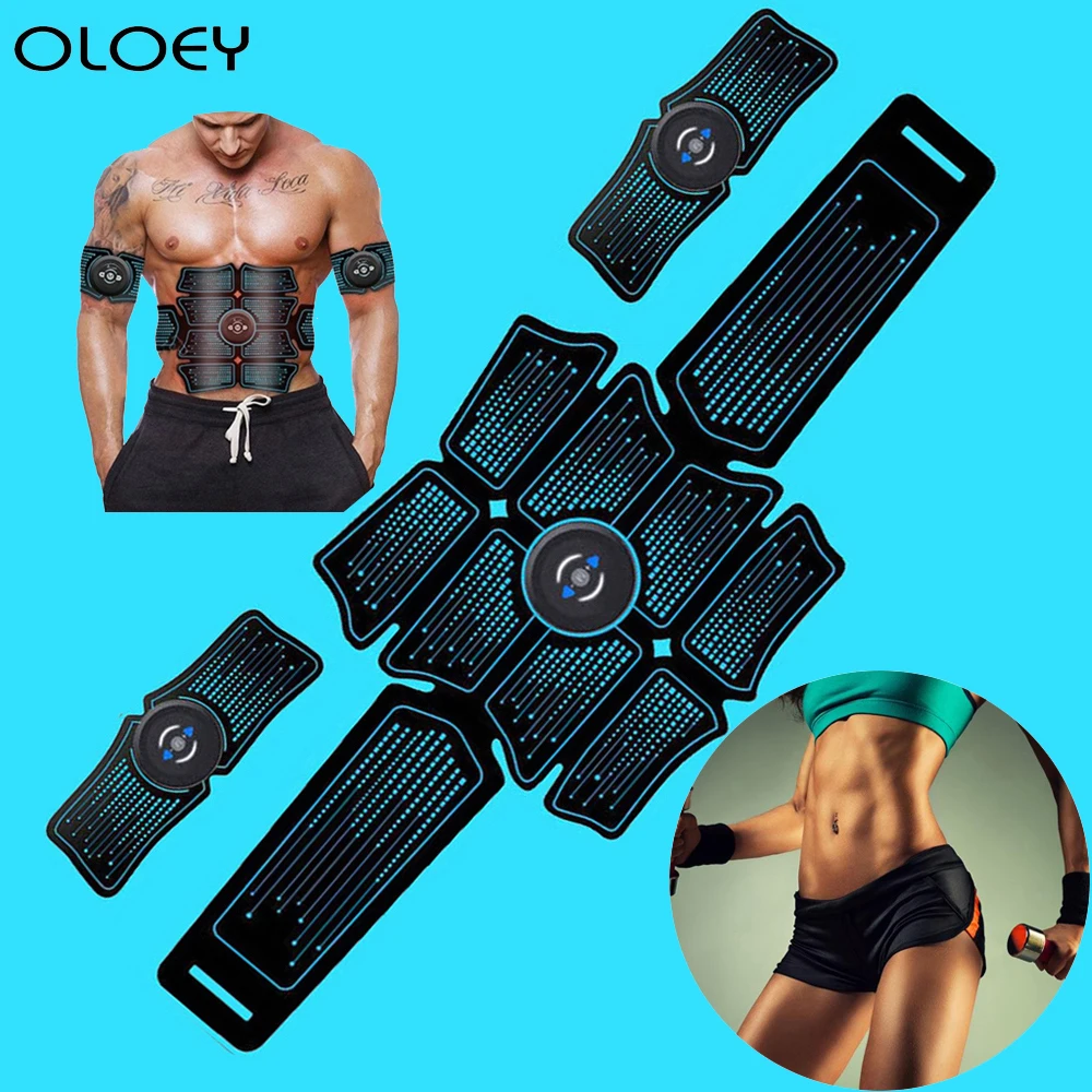 EMS оборудование для фитнеса Электрический тренажер массажер мышц брюшной