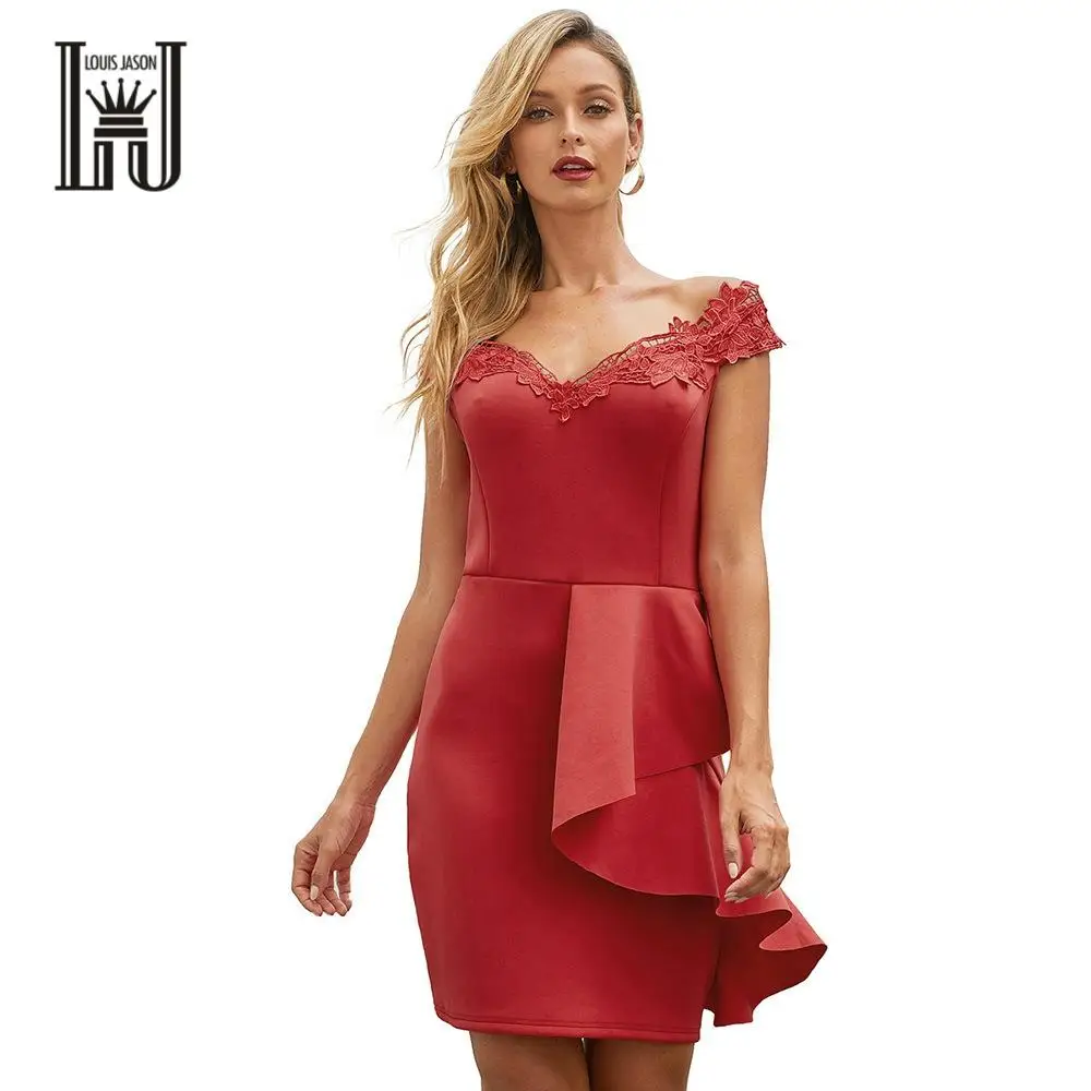 LOUIS Джейсон к платью Женские вечерние Ночное платье сексуальное с открытыми