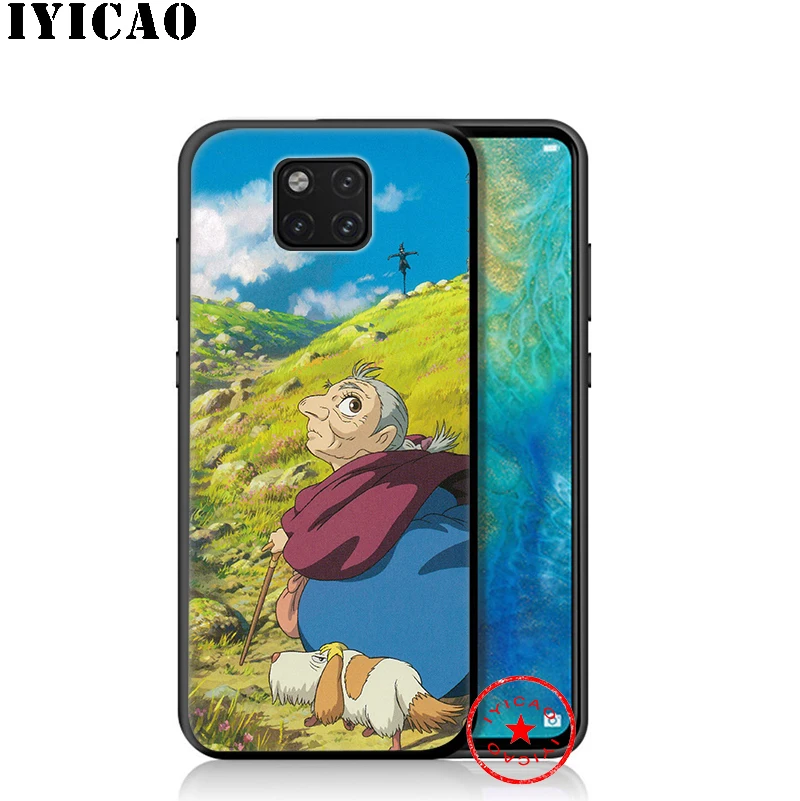 Чехол Howl's Howls с подвижным замком мягкий черный чехол для Huawei Mate 30 Lite Pro Y9 Y7 Y6 Prime