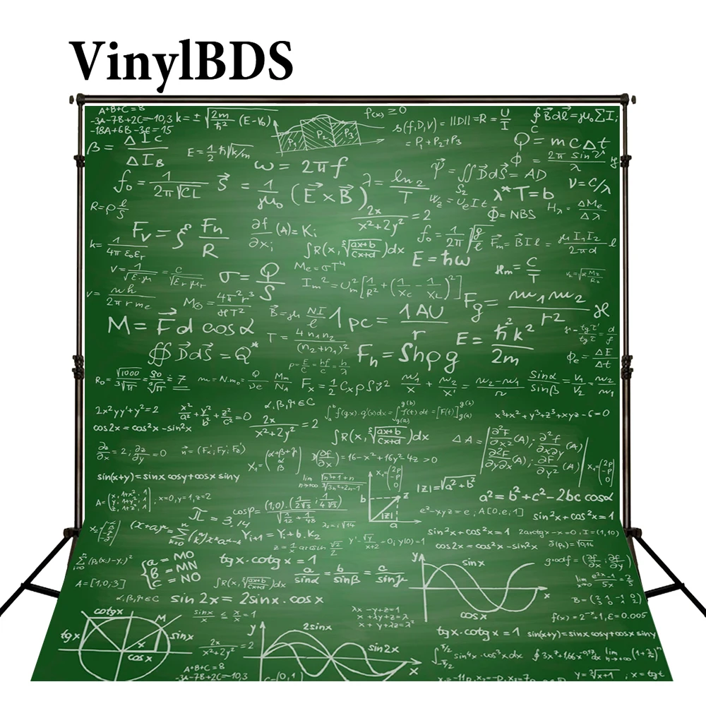 VinylBDS фон для детской фотосъемки с изображением математического уравнения|studio