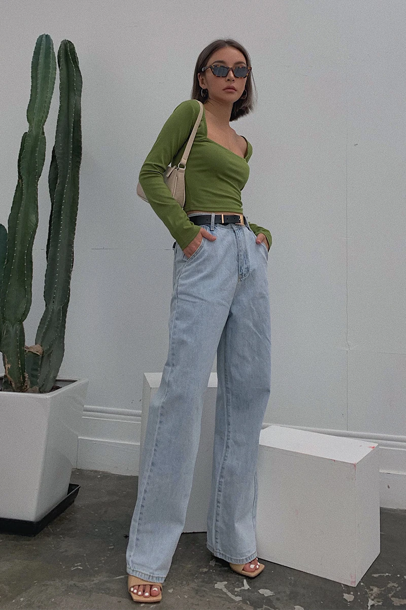 2019 Новая модная женская одежда джинсы с высокой талией свободные осенние и