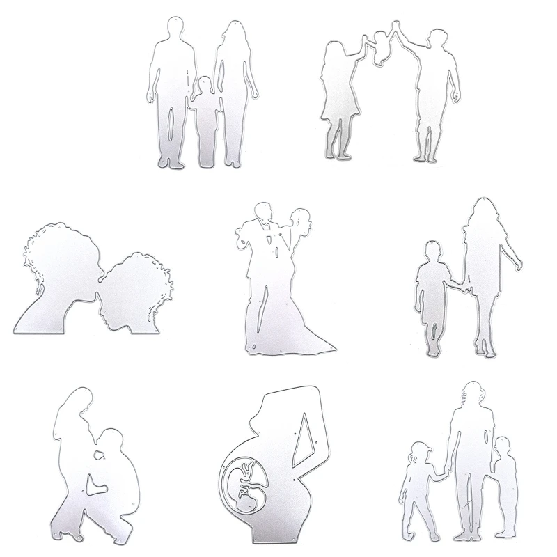 

DIY Family Cutting Dies Embossing Stencil Template for Scrapbooking Card Making X7JE