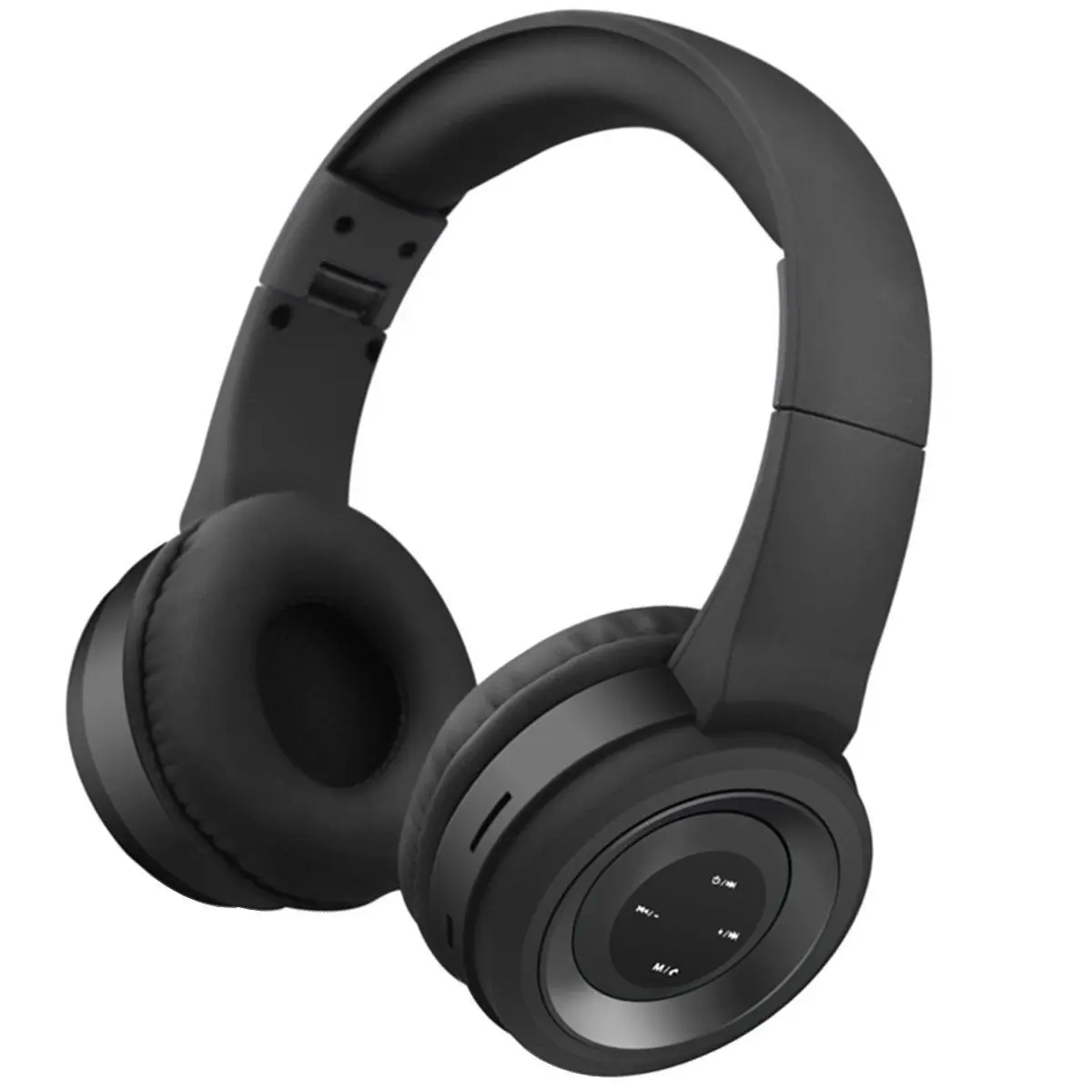 Черный Wireless Headphones Bluetooth Headphone Foldable Headset With MIC Support TF Card For Phone PC MP3 Player Bluetooth Headphone - Цвет: Черный