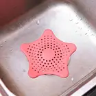 Морская звезда форма мягкий ПВХ кухонный очиститель канализационный фильтр для раковины слив волос Дуршлаги Фильтры ванная раковина
