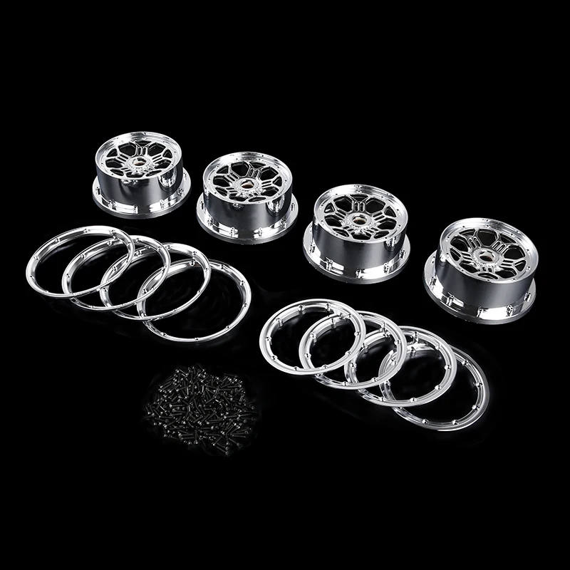 Хромированная передняя и задняя Ступица с комплектом Beadlock для 15 ROFUN ROVAN LT KM X2 LOSI 5IVE T радиоуправляемые автомобильные Гоночные Игрушки детали (art.: 3920b17cfa809) - 3920b17cfa809