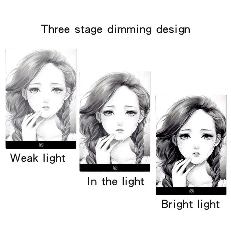 A4 30x20cm 3 Level Dimmable Led Drawing Copy Pad Board for Baby Toys Sketch Painting Educational Toys Creativity for Children