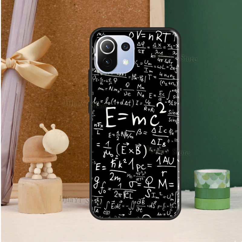 Physic Equations E=mc2 Math Case For Xiaomi Mi 12 11T Pro 12X 10T Mi 11 Lite POCO M3 M4 F3 X4 GT X3 Pro Cover Shell images - 6