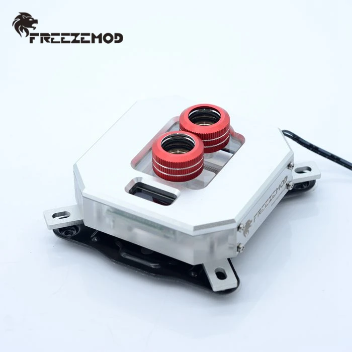 FREEZEMOD ПК водяного охлаждения Процессор воды блок для INTEL 2020 ЖК-дисплей