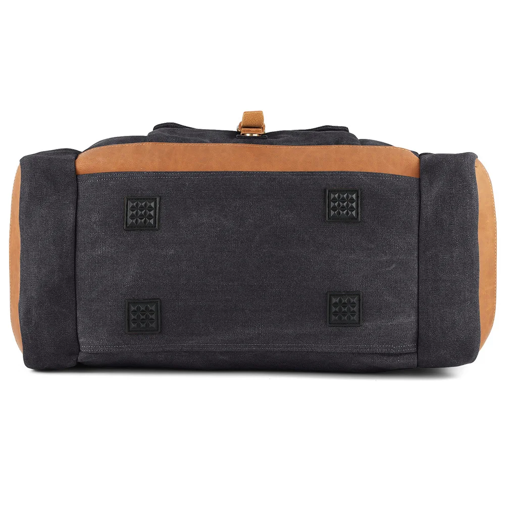 

Men High Quality Canvas Travel Bag Large Capacity Shoulder Duffle Bags Crossbody Waterproof Scratchproof Handbag Luggage Bag