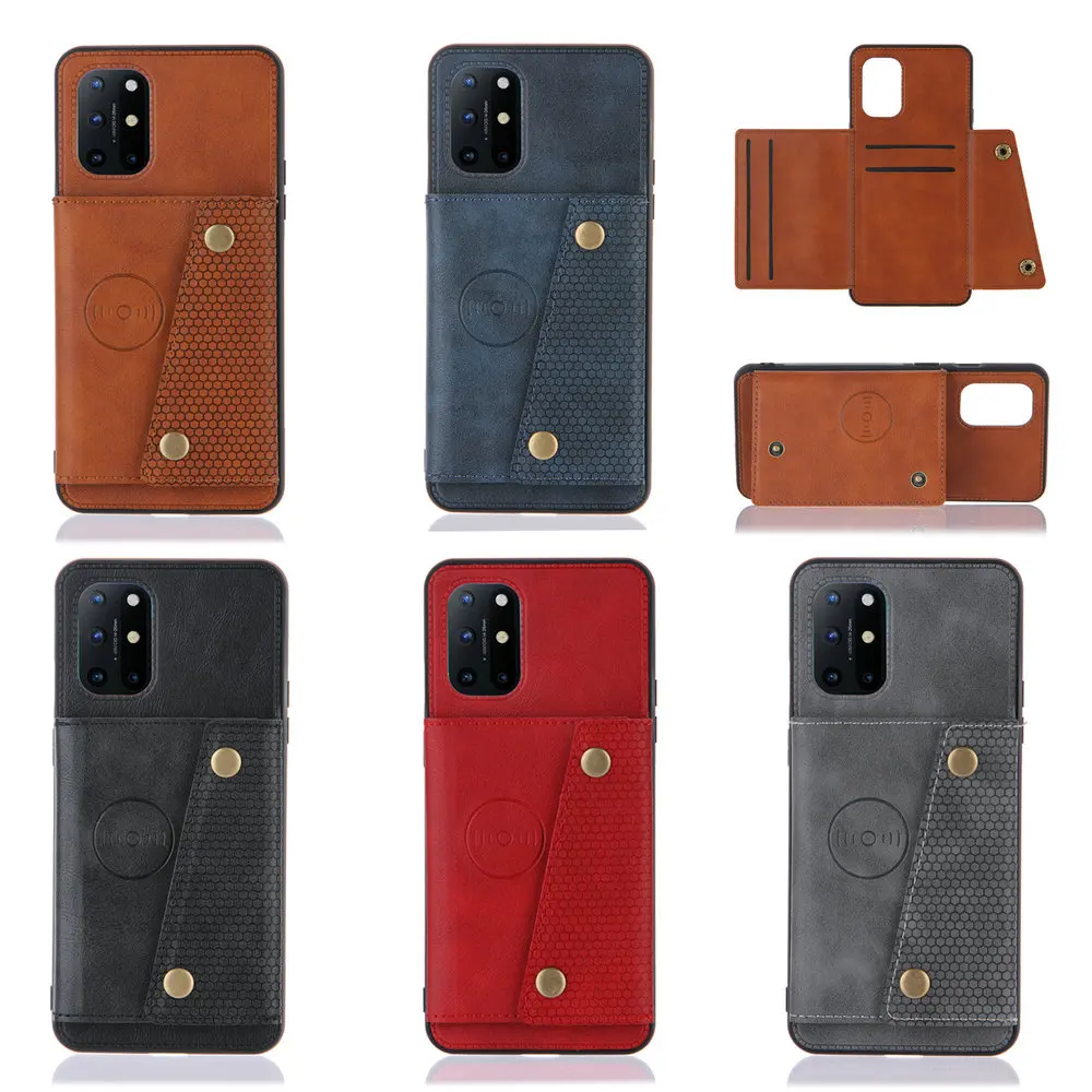 

Leather Card Slot Flip Case for Oneplus 8T Back Panel One Plus 8 T T8 360 Protection for Oneplus 8T Case Wallet Funda Shockproof