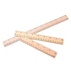 152030 см деревянная линейка, обучение и канцелярских принадлежностей линейка метрических правило точность Двусторонняя измерительный инструмент