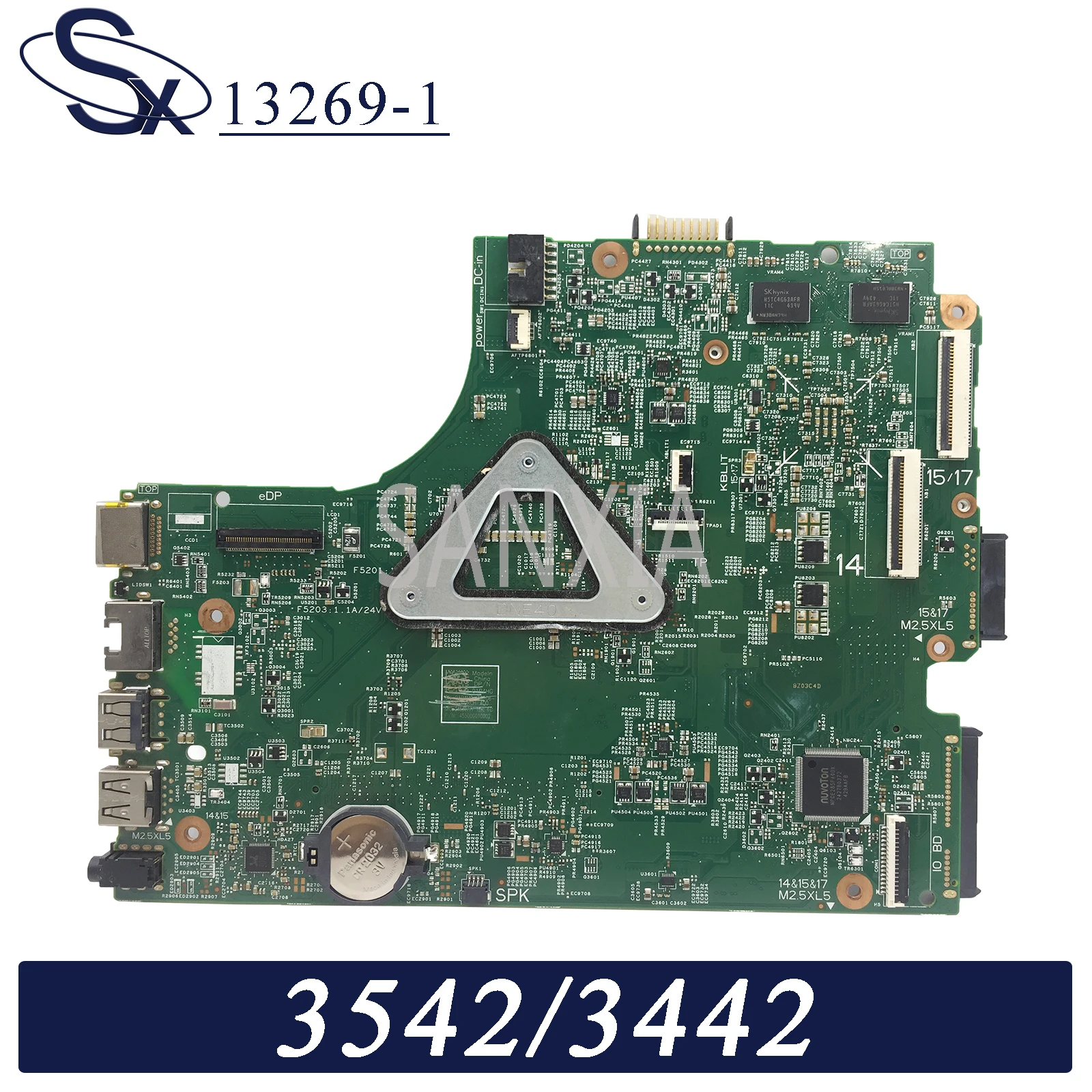 KEFU кедра Intel MB 13269-1 Материнская плата для ноутбука Dell Inspiron 15-3542 14-3442 оригинальная