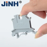 uk2 5b electric cable din rail universal screw feed through strip plug wire electrical connector terminal block 32a690v