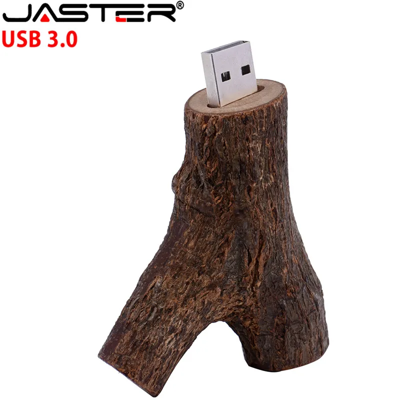 JASTER usb 3 0 деревянный филиал стиль флэш накопитель 4 ГБ 8 16 32 Деревянный флешка|USB