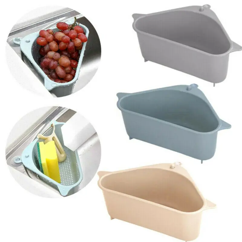 Кухонная стойка на присоске для раковины мыла и губки кухонная овощей сливная в