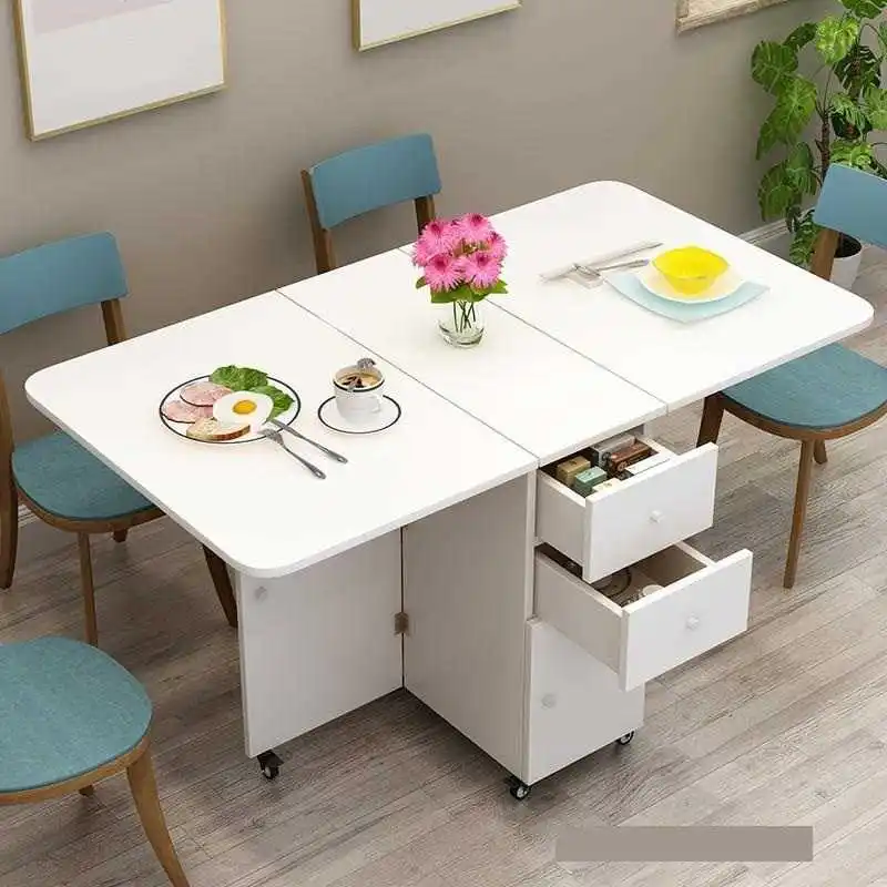 

Meja Makan Bureau Oro Yemek Masasi Tavolo Pieghevole Dinning Set Comedor De Jantar Desk Mesa Plegable Folding Dining Room Table