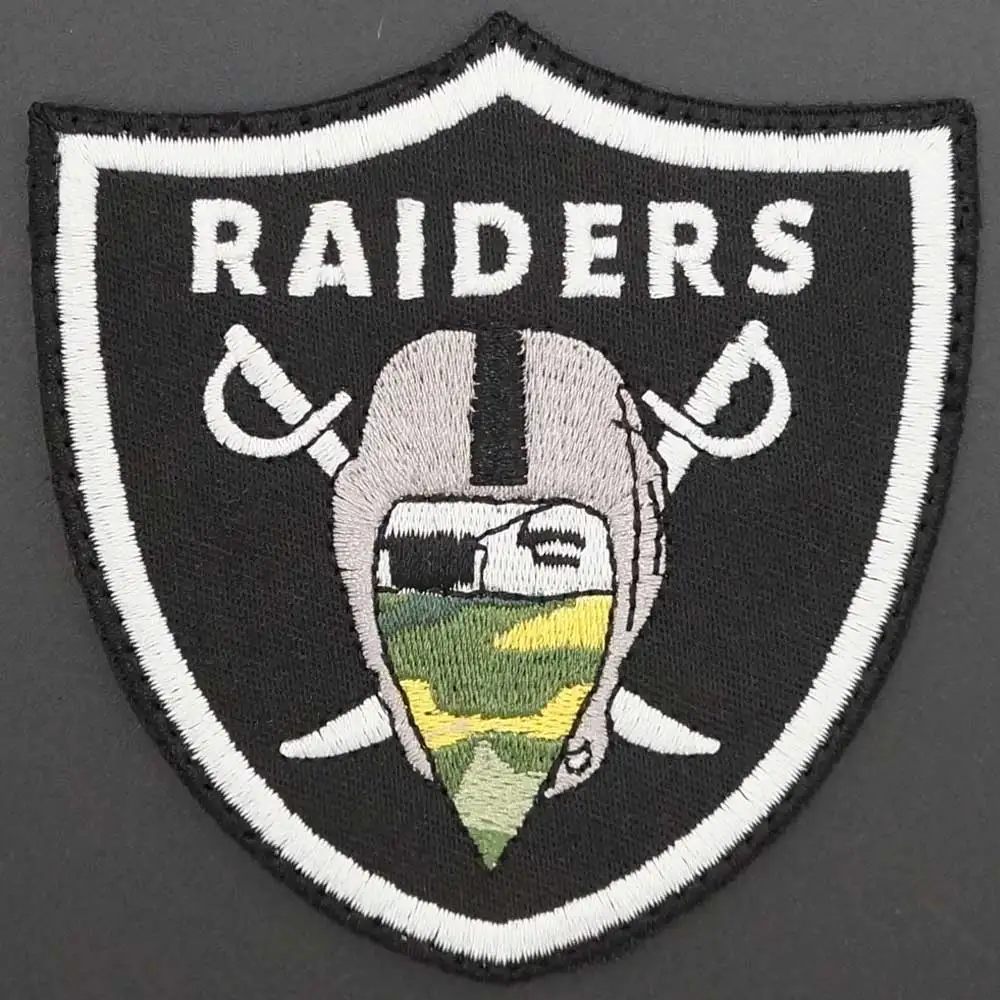 RAIDERS тактические военные нашивки для морального духа вышивка значок с крючком