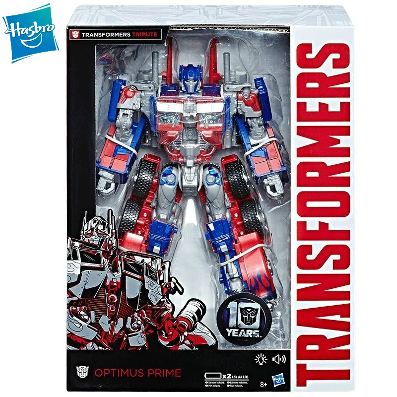 

Hasbro Transformers Commemorative Edition Optimus Autobot C2029 Transformers Movie 10th Anniversary Children's gift collection