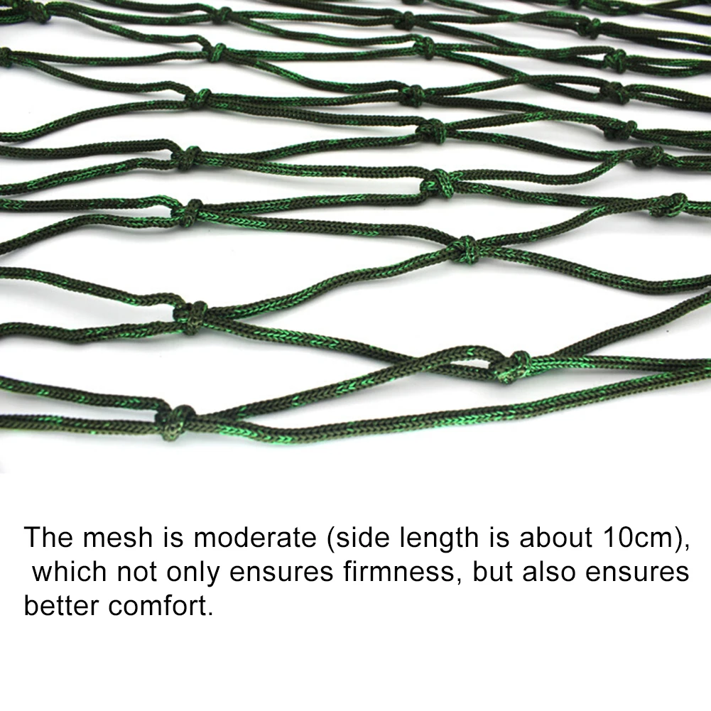 

Portable Outdoor Travel Camping Nylon Hammock Garden Yard Swing Hanging Mesh Net Sleeping Bed with Wooden Bar