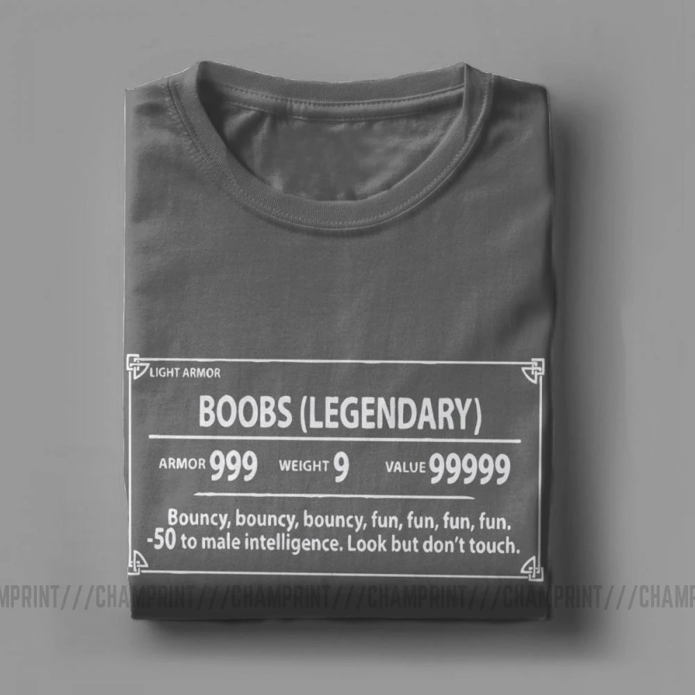 Забавная Мужская футболка Skyrim из чистого хлопка с изображением легендарных