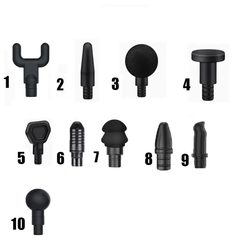1pcs/set Body Relaxation Fascia Massager Gun Replacement Head Massage Kit Muscle Fitness Weight Loss 40 | Красота и здоровье