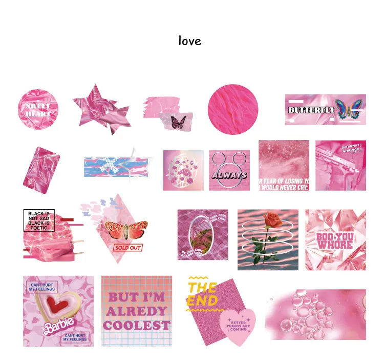

40Sheets/Pack Kawaii Cute Sea Love Dream PET Diary Planner Stickers Scrapbooking School Office Supplies Bullet Journal sl3084