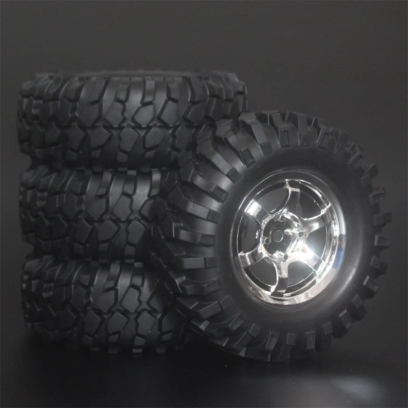 4x1 9 дюйма 96 мм резиновые шины покрытые колесные диски для D90 D110 SCX10 CC01 RC Рок